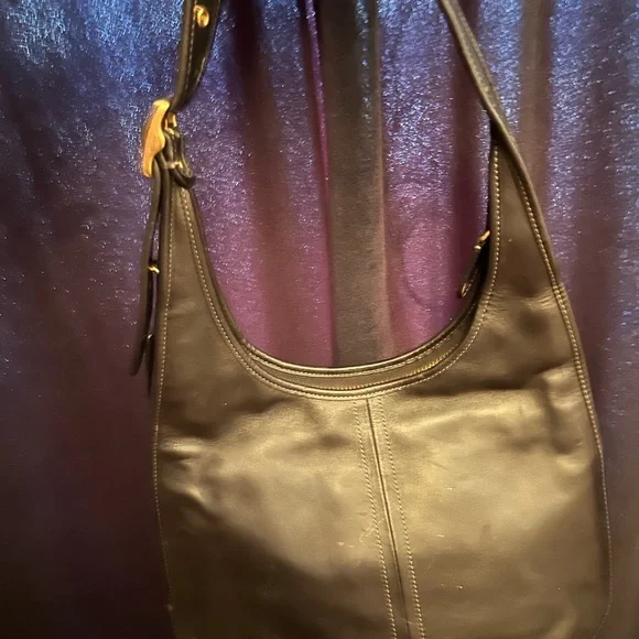 Coach Dark Brown Leather Hobo Bag - Picture 2 of 5